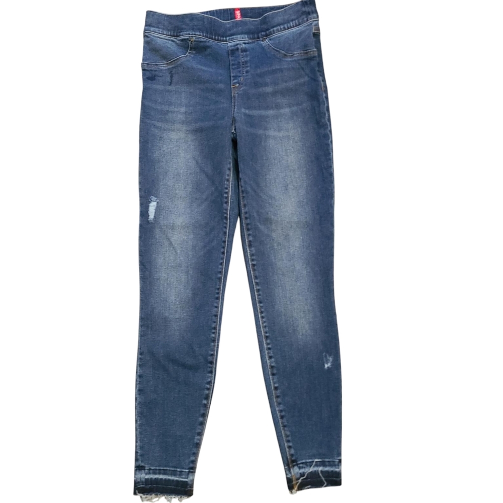 SPANX jeggings lightly distressed M